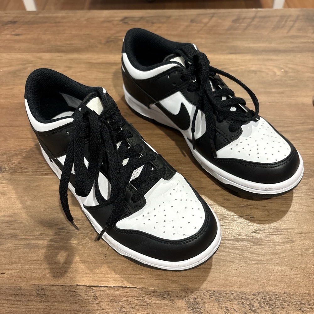 Nike Dunk Low Black and White Women's Sneakers